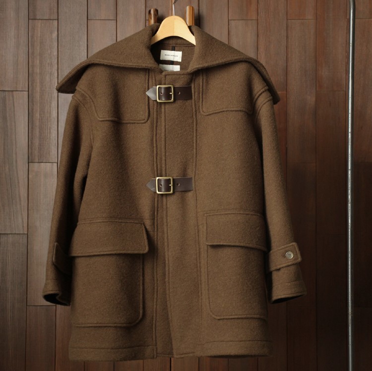 MARKAWARE ショートベルトダッフルコート Short Belted Duffle Coat