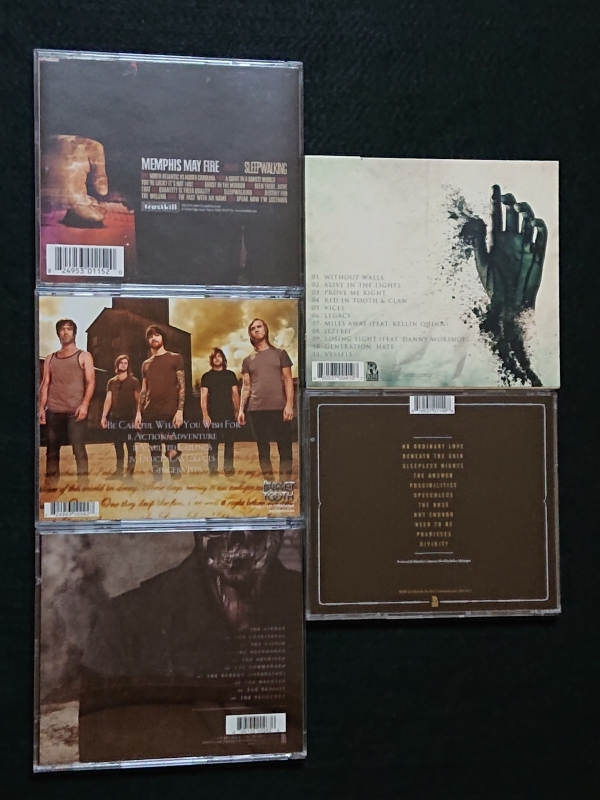 輸入盤 Memphis May Fire CD5枚セット / [Unconditional] [Challenger] [The Hollow] [Between The Lies] [Sleepwalking]の画像2