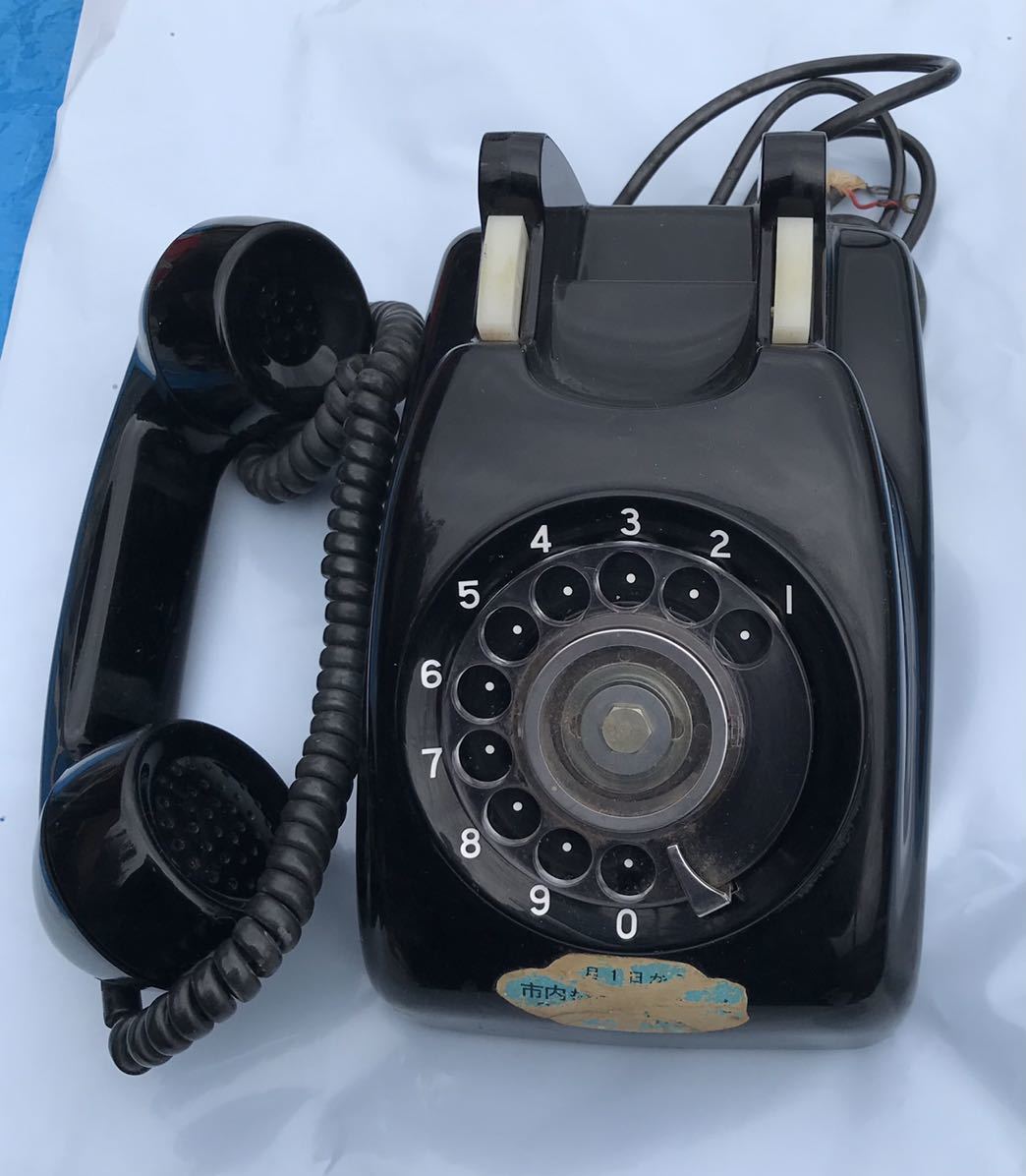  black telephone 600-A1 Showa Retro 