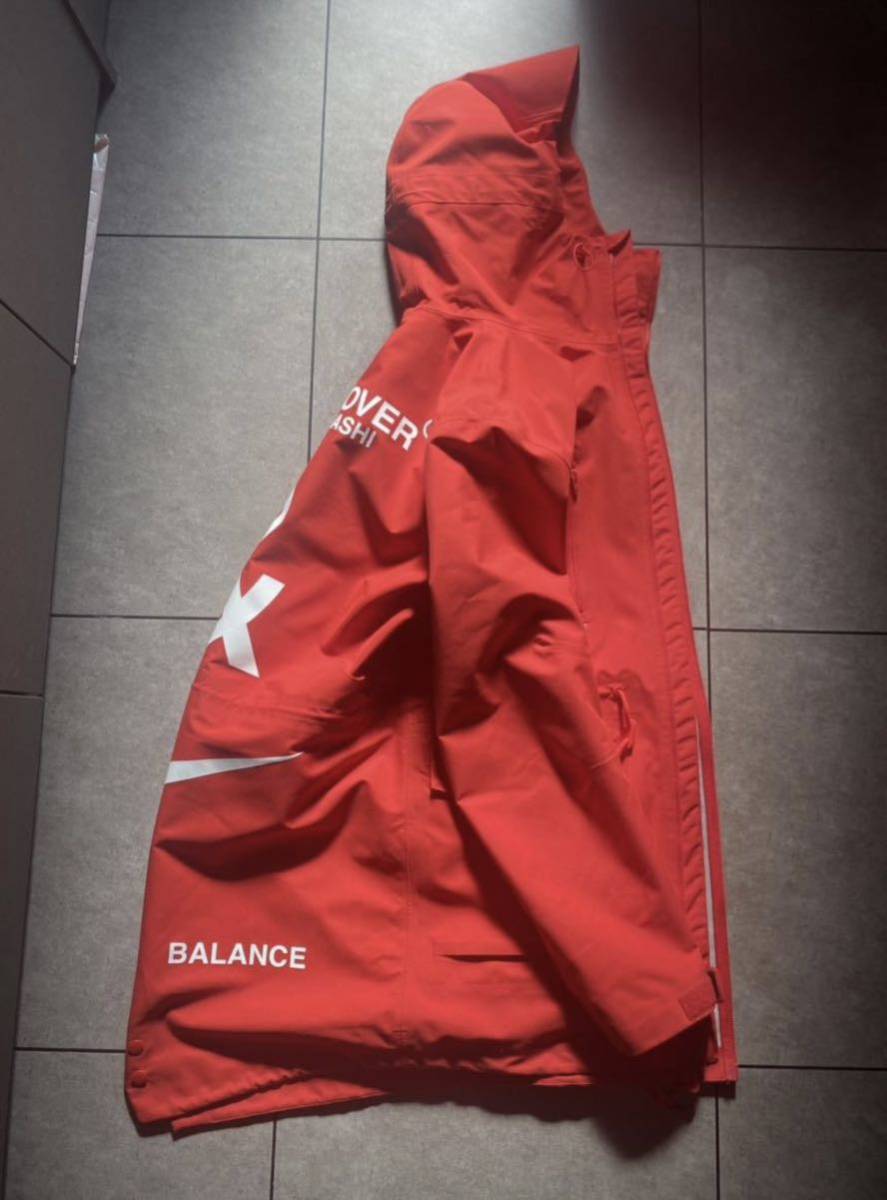 Mサイズ ナイキ アンダーカバー ダウン NIKE UNDERCOVER 3 Layer Fishtail Parka CD7523 赤 レッド ビッグロゴ CHAOS BALANCE_画像7