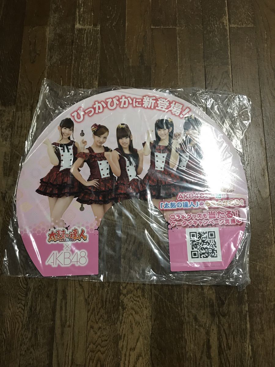 太鼓の達人 × AKB48 等身大POP 筐体取り付けPOP A4チラシ 3点セット 未使用品_画像3