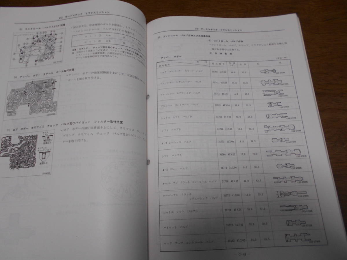 J1071 / キャラバン ホーミー / CARAVAN HOMY Q-KRME24.ARGE24 N-VRMGE24.CRGE24.DRGE24 L-FHGE24 整備要領書 追補版Ⅰ 87-10_画像5