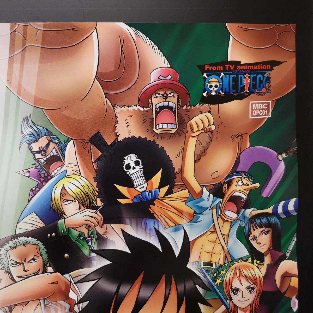 *[ not for sale ]B2 poster * Miracle Battle Carddas! ONE PIECE* Dragon Ball poster 1 sheets (2010 year / Mira bato/BANDAI/ rare /ZA3)