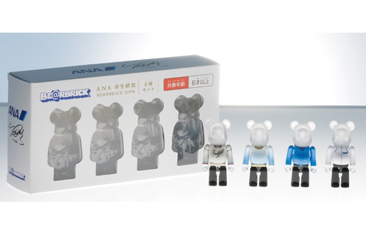 新品 YUZU × BE RBRICK for ANA 羽生結弦 100% 4種セット/ ベアブリック メディコムトイ 羽生