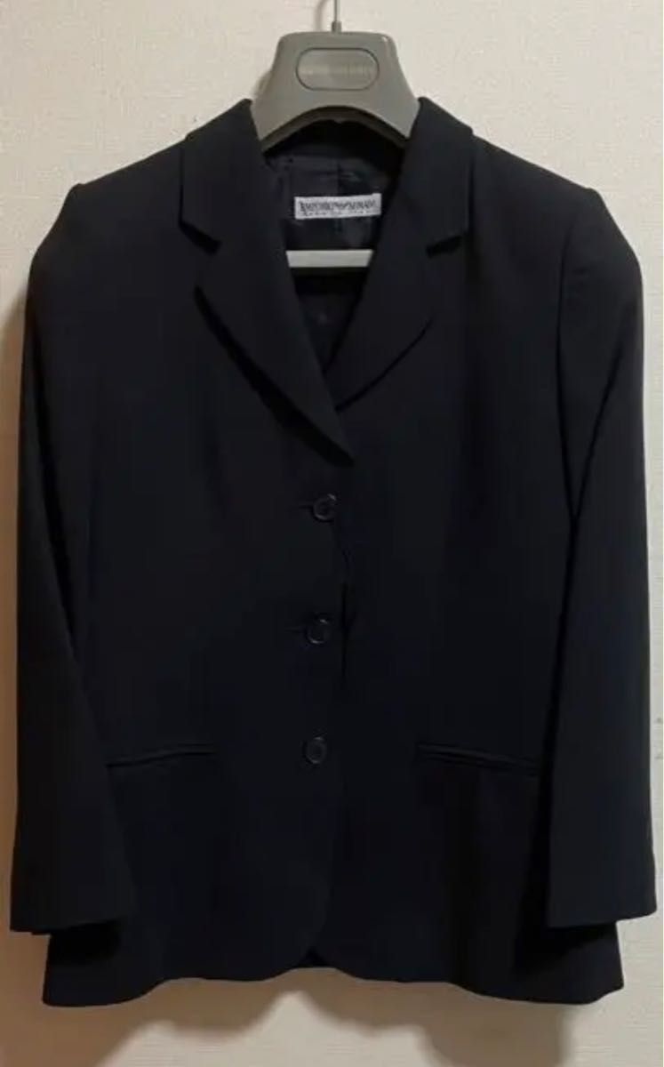 新品　春夏　エンポリオアルマーニ　ブラック　フォーマル スーツ　入学式　卒業式　ARMANI suit リクルート　