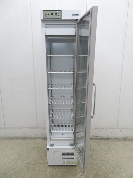 E989* Daiwa 2021 год * тонкий холодильная витрина DC-ME15SA 100V 400×500×1870[ надежный 1. месяц с гарантией ] Tochigi Utsunomiya б/у профессиональное кухонное оборудование 