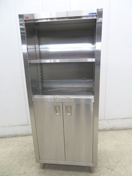 E1765◆マルゼン◆ステンレス製食器戸棚 900×450×1800 栃木 宇都宮 中古 業務用 厨房機器_画像1