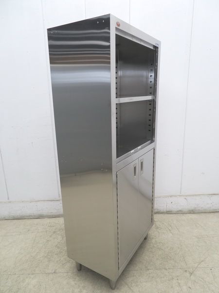 E1765◆マルゼン◆ステンレス製食器戸棚 900×450×1800 栃木 宇都宮 中古 業務用 厨房機器_画像5