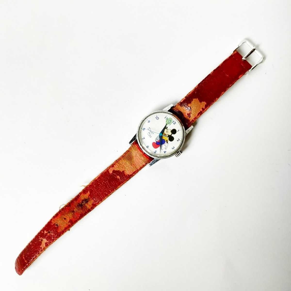希少 SEIKO DISNEY TIME セイコー ディズニータイム ミッキーマウス キッズ腕時計 手巻き ジャンク f805