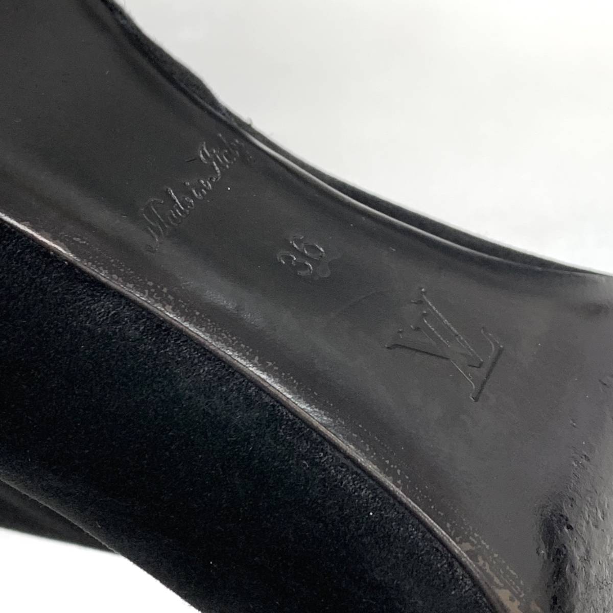 5584 ヴィトン アルティメートライン スエード モノグラムヒール