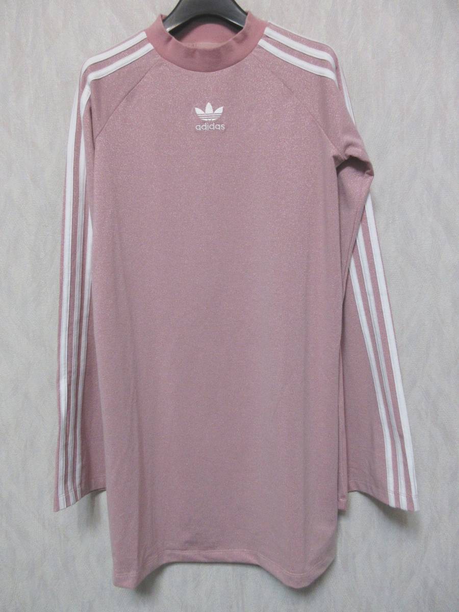 アディダスオリジナルス adidas Originals グリッタードレス ラメピンク M yg2667_画像1