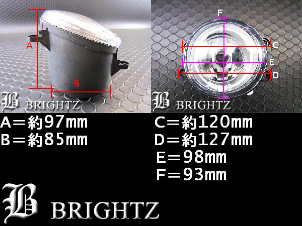 ヴォクシー ZRR70W ZRR75W クリアー フォグ ライト 左右 セット L FOG－H－026_画像6