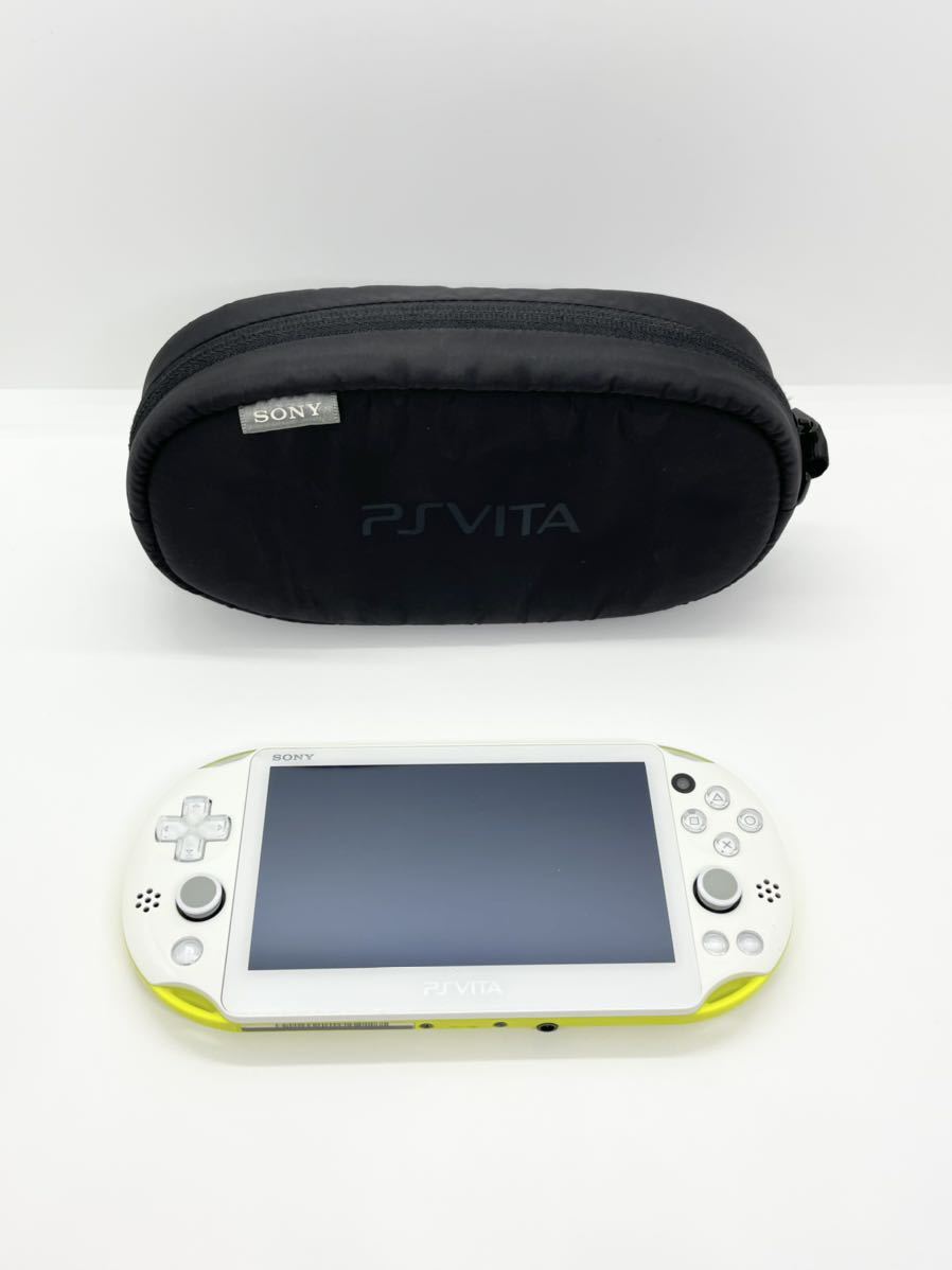 美品】PlayStation Vita PCH-2000 Wi-Fiモデル ライムグリーン テレビ