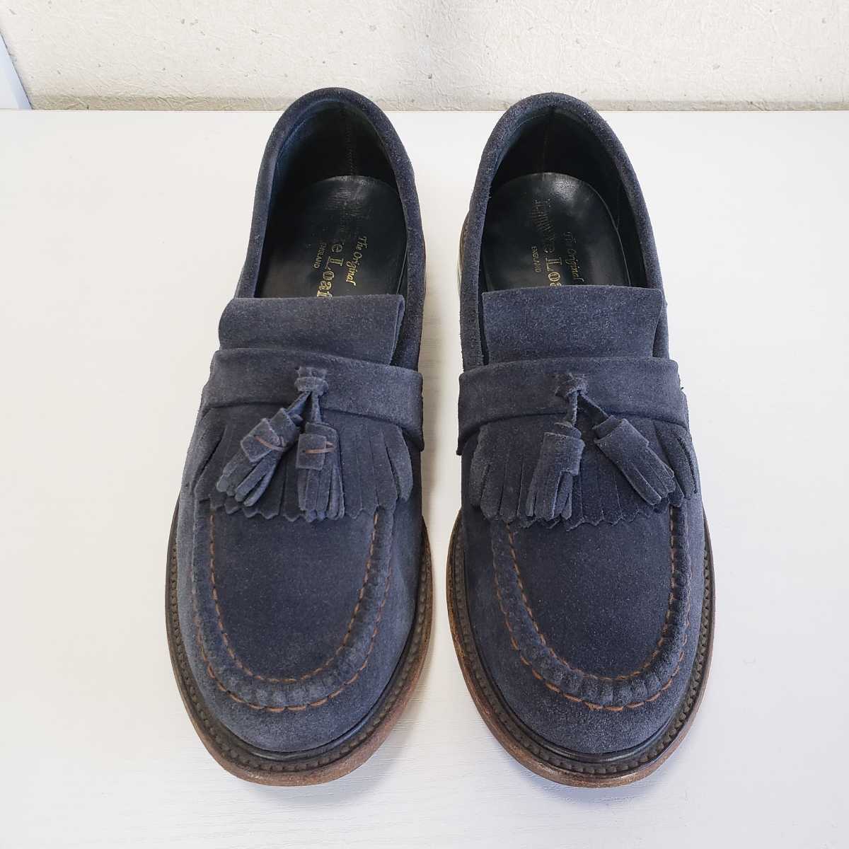 美品 Loake Loafer ローク 牛革/スウェードレザー タッセルローファー