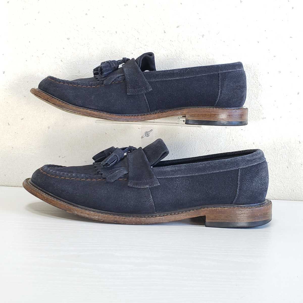 美品 Loake Loafer ローク 牛革/スウェードレザー タッセルローファー