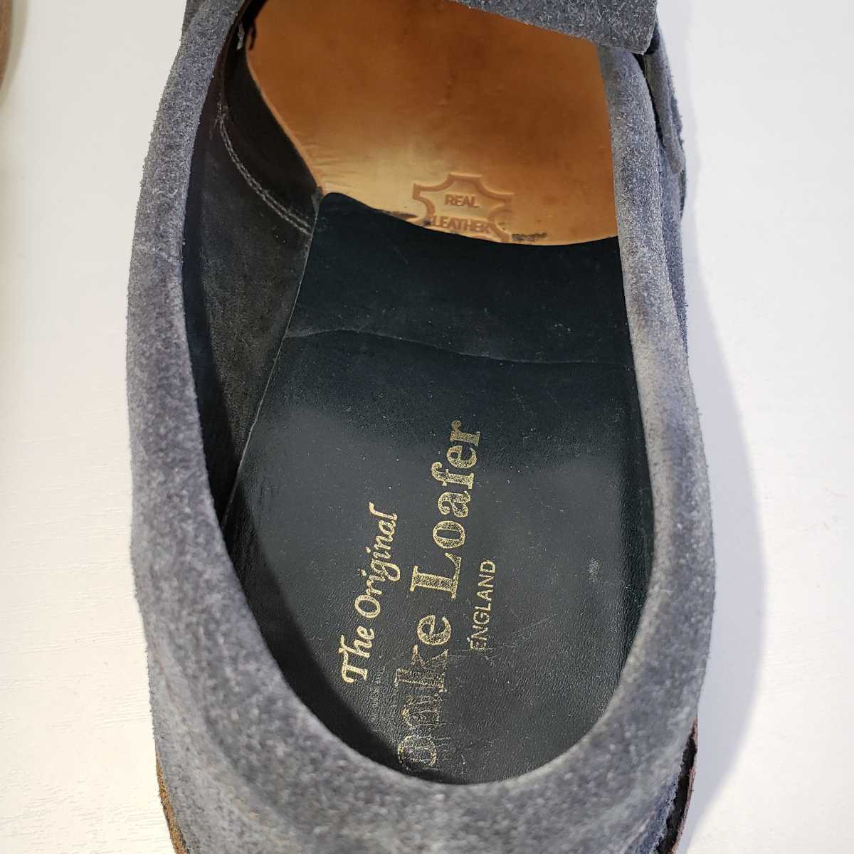 美品 Loake Loafer ローク 牛革/スウェードレザー タッセルローファー