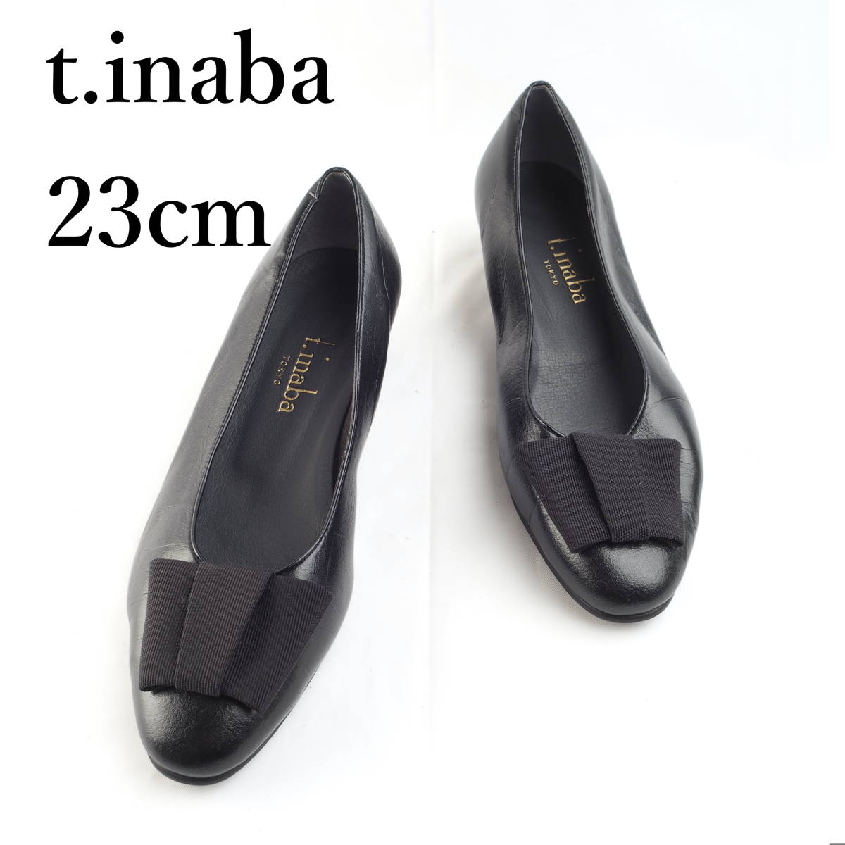 t.inaba 黒 パンプス
