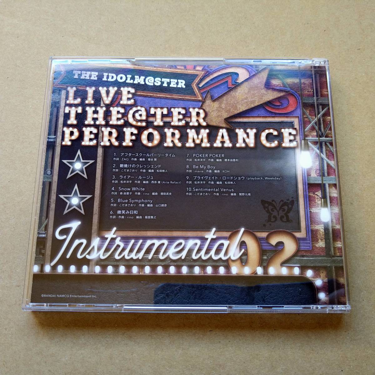 THE IDOLM＠STER LIVE THE＠TER PERFORMANCE Instrumental 02 [CD] アイドルマスター ミリオンライブ_画像2