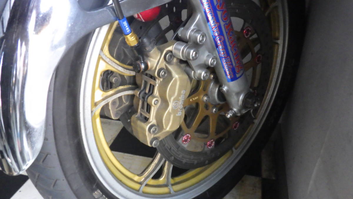 三協オート XJ400 RZ250/350 大径320ローター用サポート 三協オート XJ400 RZ250/350 大径320ローター用サポート
