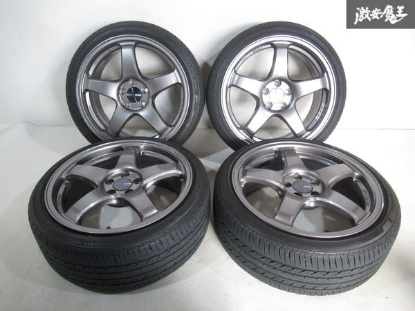 ENKEI エンケイ PF05 17インチ 7.5J +45 PCD100 5H 5穴 ホイール 4本