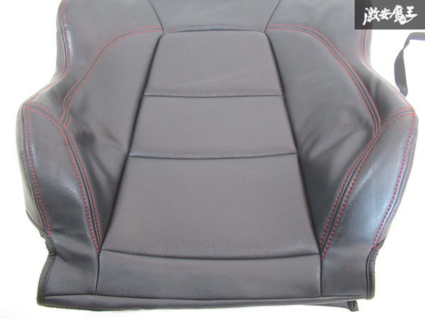  after market Manufacturers unknown RECARO Recaro SR3 SR-3 for seat cover black series red stitch punching leather front for driver`s seat immediate payment shelves S-1