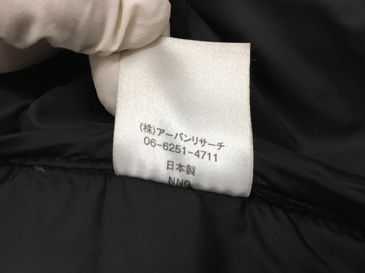  naan ga× Urban Research door z special order NANGA×DOORS down jacket XS black long sleeve Aurora 2211WR118