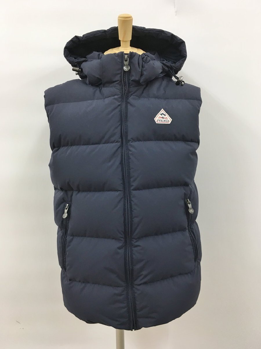 ピレネックス PYRENEX ダウンベスト M ネイビー SPOUTNIC VEST MAT