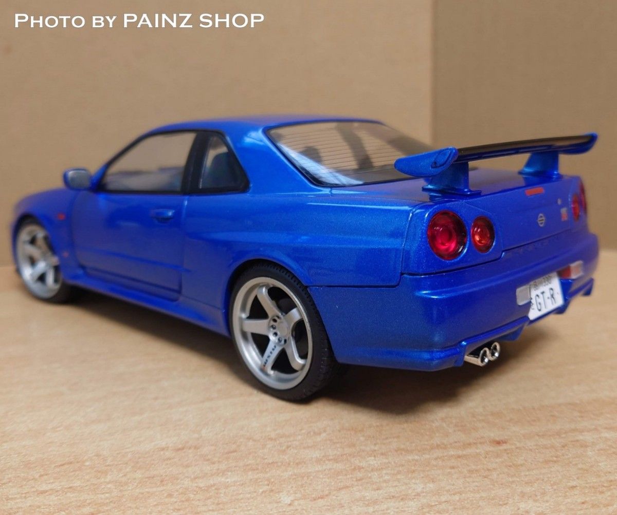 1/18 日産 スカイライン R34 GT-R ニスモホイールVer ソリド製