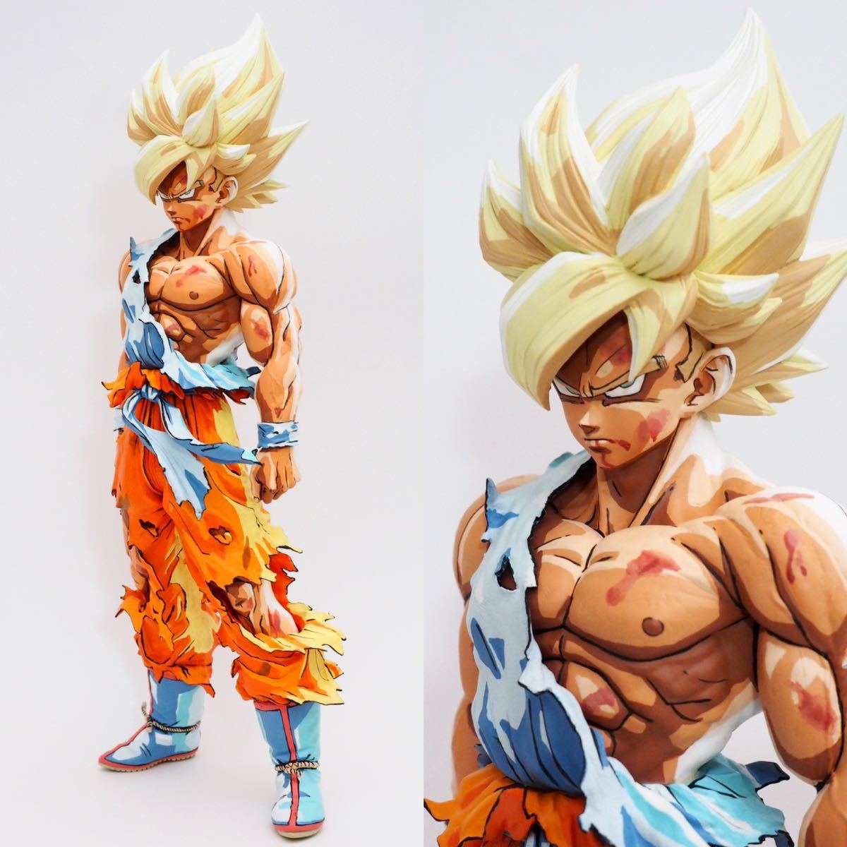 ドラゴンボールフィギュアSMSP 孫悟空フィギュアフルリペイント二次元