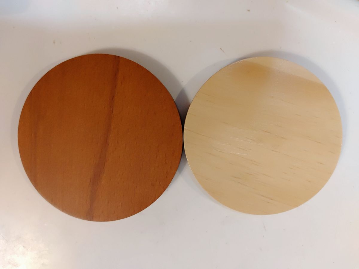 木製  コースター  キッチン  新品未使用  6枚セット  ナチュラル