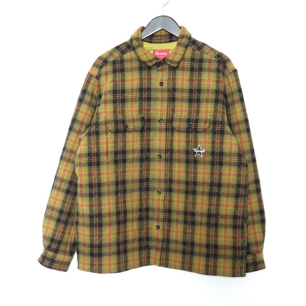 Supreme Plaid Flannel Shirt Olive ネルシャツ bckediri.beacukai.go.id