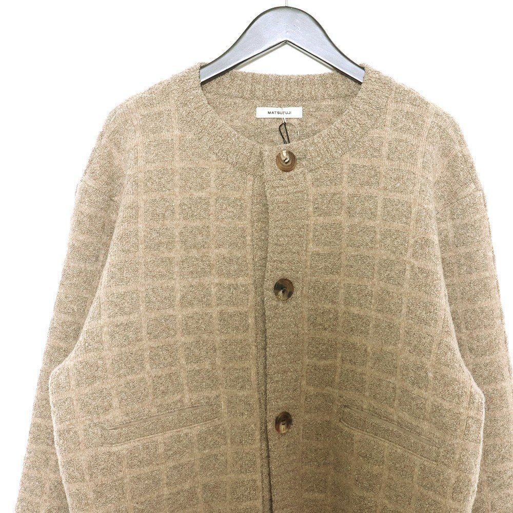 未使用 定価59400円 MATSUFUJI 22AW Jacquard Cardigan サイズ3