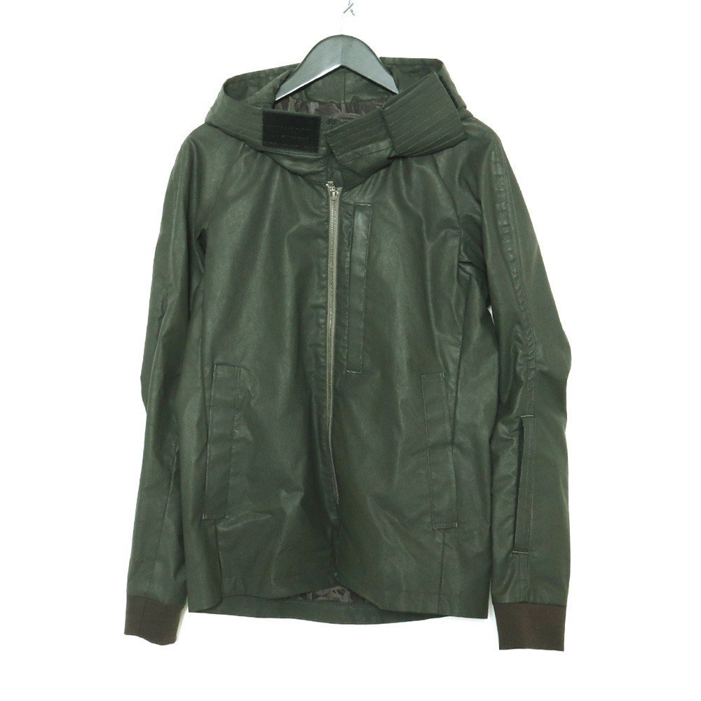DEVOA hooded zip up jacket サイズ1 グレー デヴォア フーデッドジップアップジャケット ブルゾン パーカーの画像1