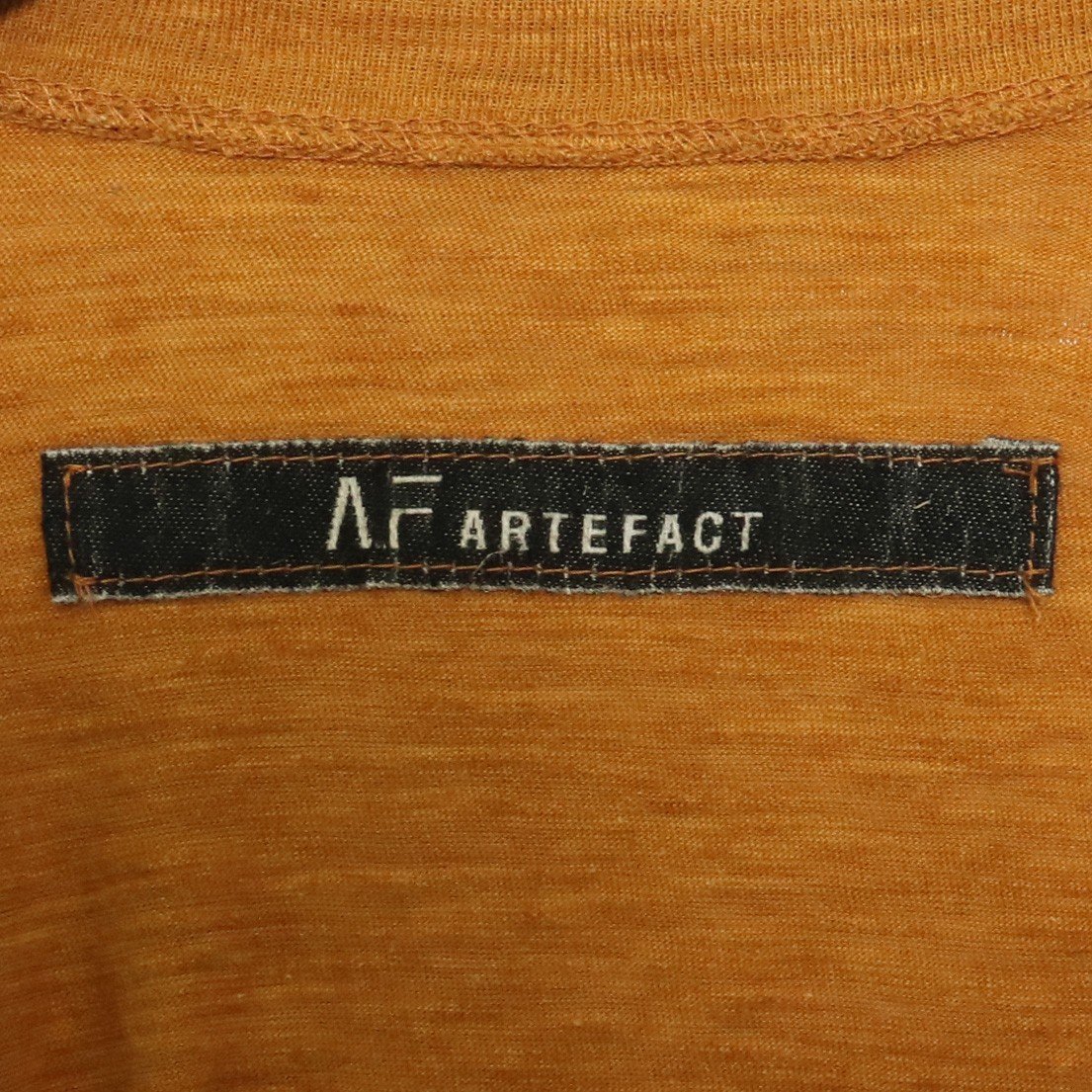 A.F ARTEFACT オーバーサイズTシャツ 茶系 サイズ 5 エーエフアーティファクト 半袖カットソーの画像3