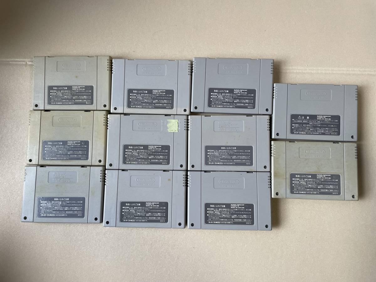 任天堂 Nintendo スーパーファミコン ソフト カセット まとめて 11本！ ドラゴンボール ストリートファイター_画像2