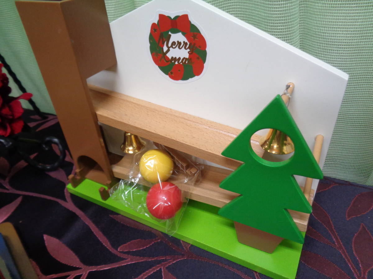 クリスマスグッズ　コロコロハウス＆スイングサンタ　２個セット　玩具　在庫品