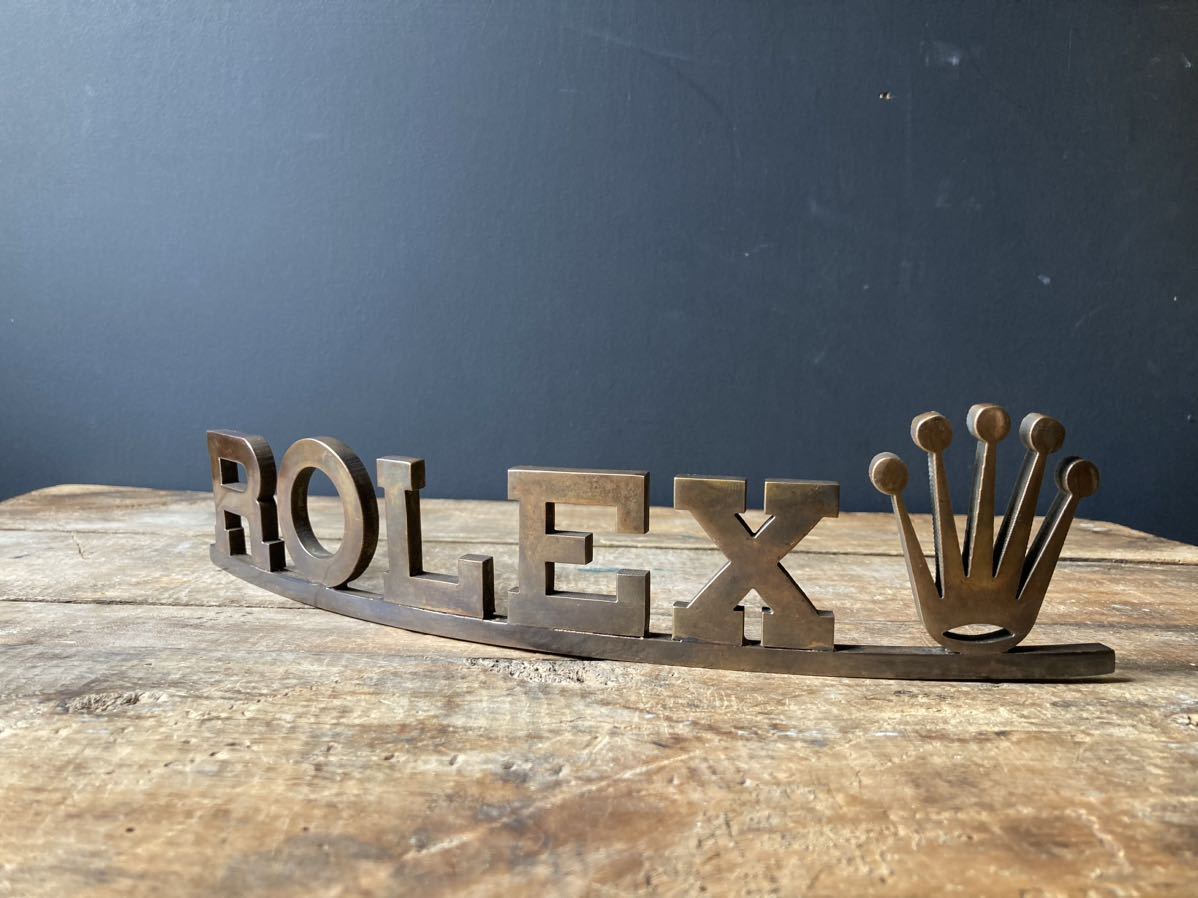最新情報 ビンテージ サイン ロレックス Rolex ディスプレイ made