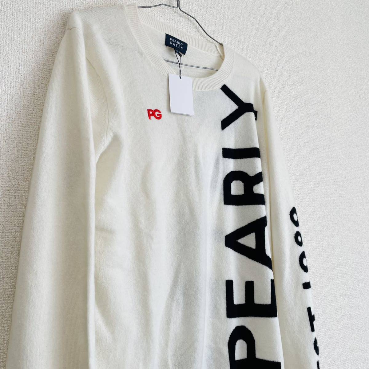 偉大な 新品未使用 pearly gates パーリーゲイツ ニット カシミヤ