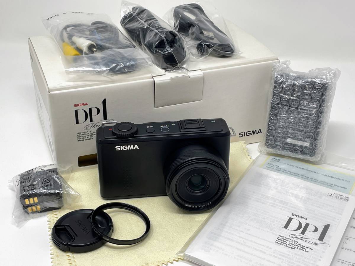 極美品: シグマ Sigma DP-1 Merrill 未使用付属品一式/取説/元 極美品: シグマ Sigma DP-1 Merrill 未使用付属品一式/取説/元