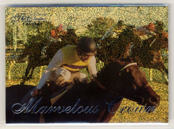 ★マーベラスクラウン 33番 150枚限定 Fantasy The Classic1998 シリアル入り ザ・クラシック 1998 ファンタジー 写真 画像 競馬カード_画像1