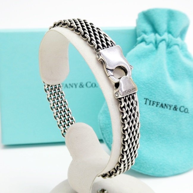 Yahoo!オークション - TIFFANY&Co. ティファニー メッシュブレスレット...