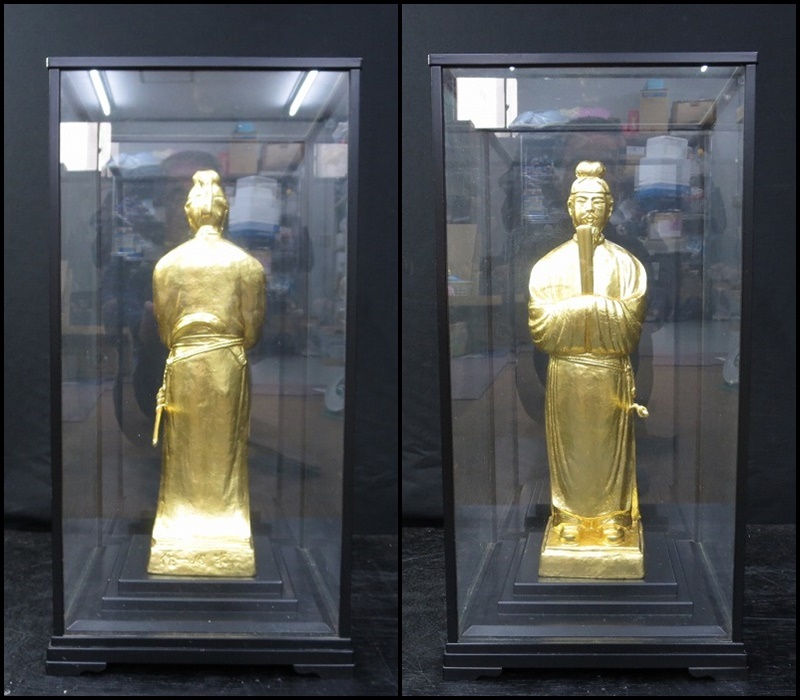 米治一作 銅製 聖徳太子 師:高村光雲-