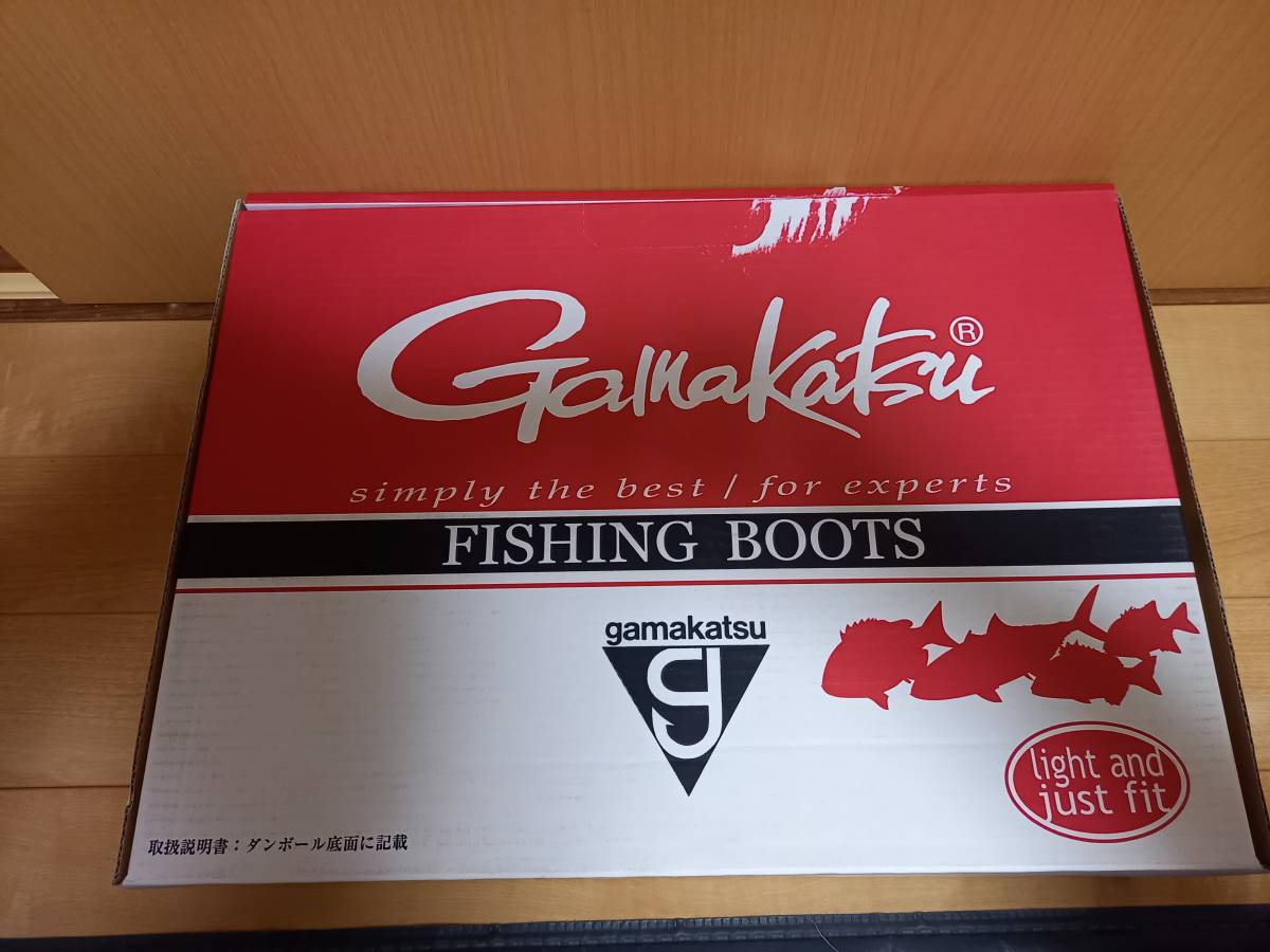 がまかつ GM-4410 フェルトスパイクブーツ グレー×レッド 4L 新品