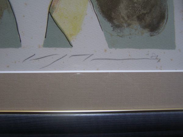 真作保証】池田満寿夫「天平時代C」リトグラフ 1989年 絵画 版画