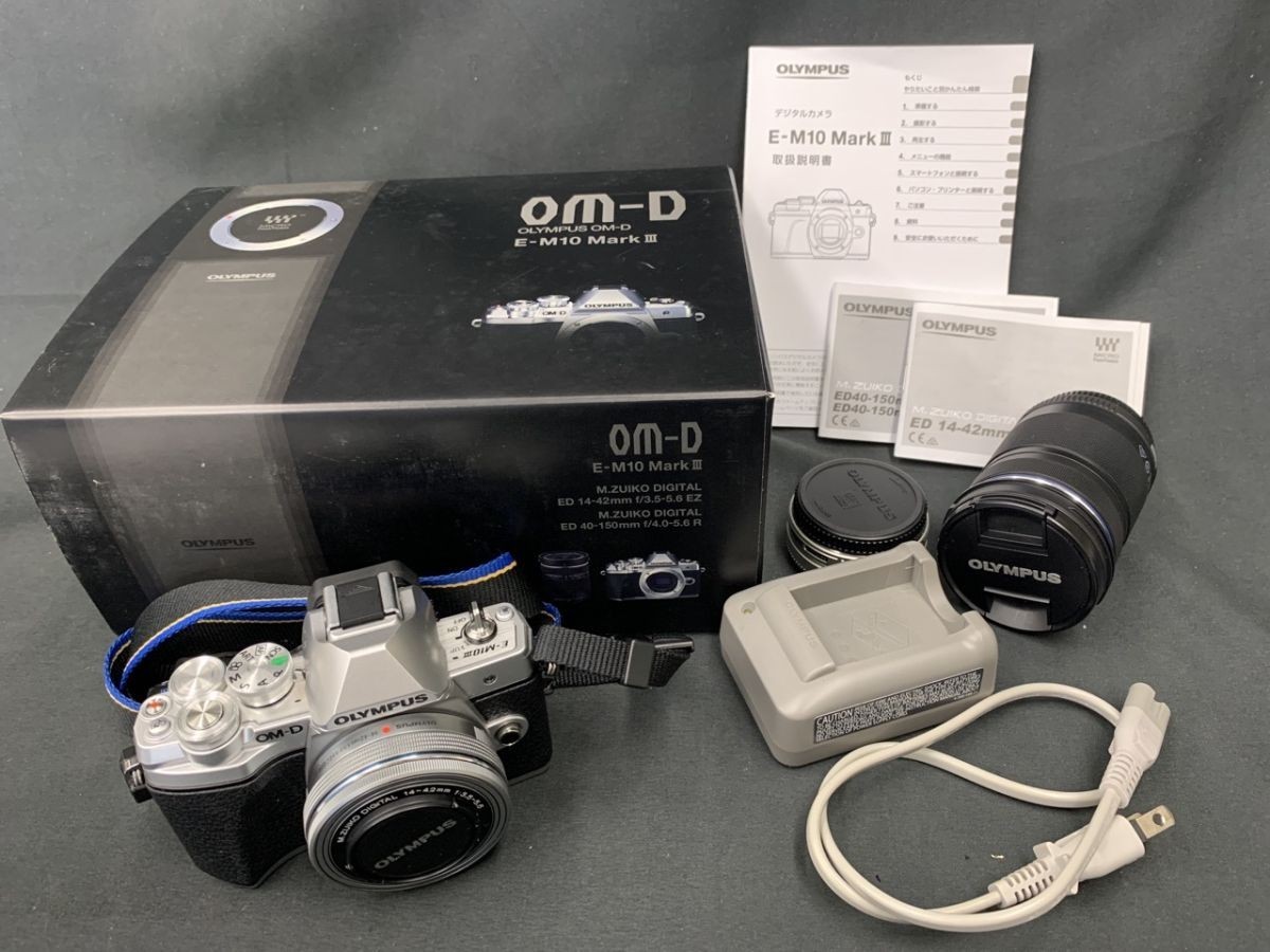 5%OFF オリンパス OM-D E-M10 ダブルズームキット ブラック ミラー