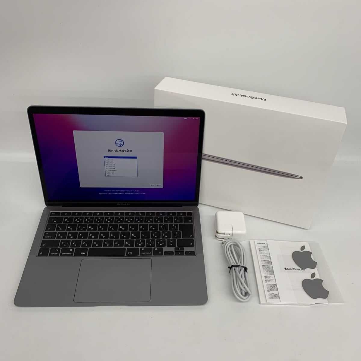 Macbook Air 13-inch 8GB 512GB SSD Apple M1チップ搭載 A2337 MGN73J/A 13インチ