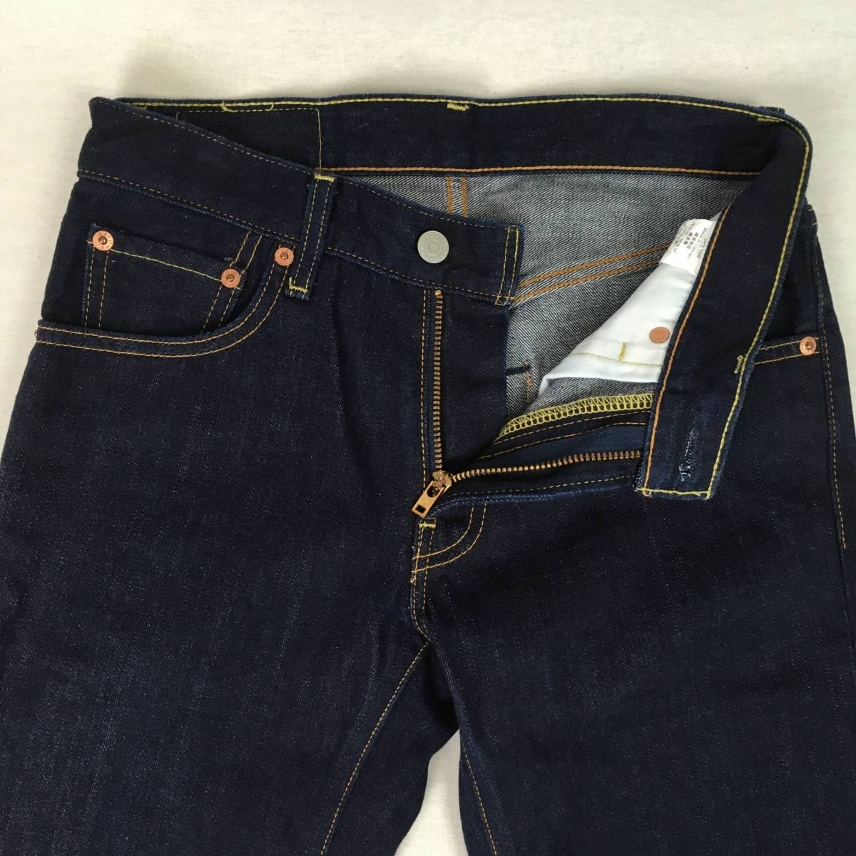 Levi's リーバイス 502 00502-0064 レギュラー フィット ストレート 13oz デニム パンツ ジーンズ W28 L34 ジップフライ 革パッチ_画像5