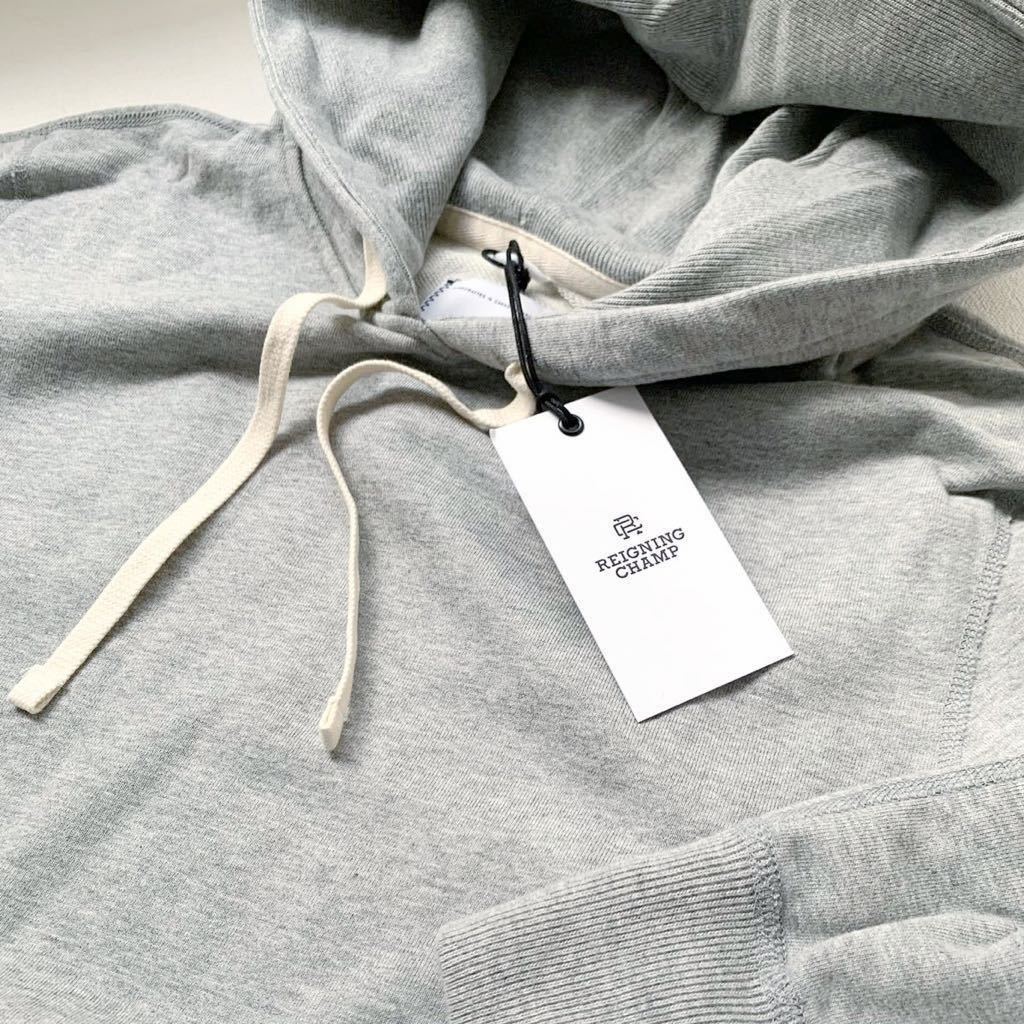 XXL 新品 REIGNING CHAMP レイニングチャンプ 定番 CORE ミッドウェイト スウェット パーカー グレー RC-3206 フーディー 送料無料_画像3