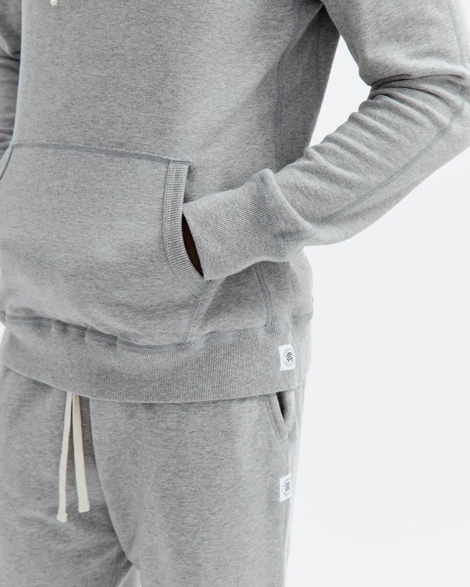 XXL 新品 REIGNING CHAMP レイニングチャンプ 定番 CORE ミッドウェイト スウェット パーカー グレー RC-3206 フーディー 送料無料_画像9