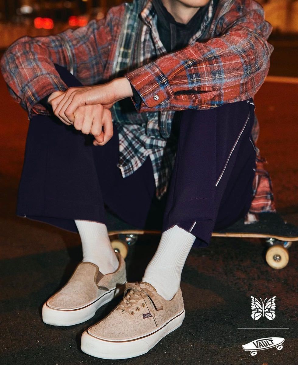新品正規 Needles ニードルス Vans バンズ コラボ Era Slip-On エラ